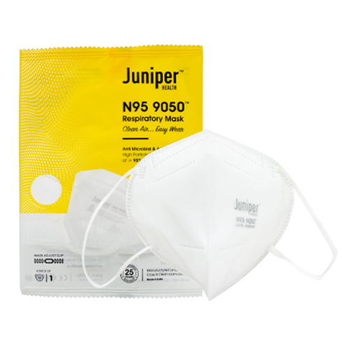 หน้ากาก N95 JUNIPER แบบคล้องหู (สีขาว)